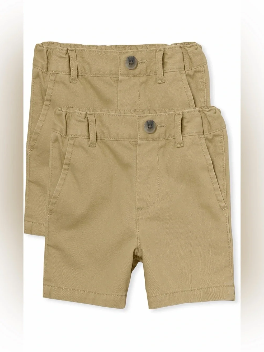 The Children's Place Twin-Pack Pull-On Shorts - Khaki